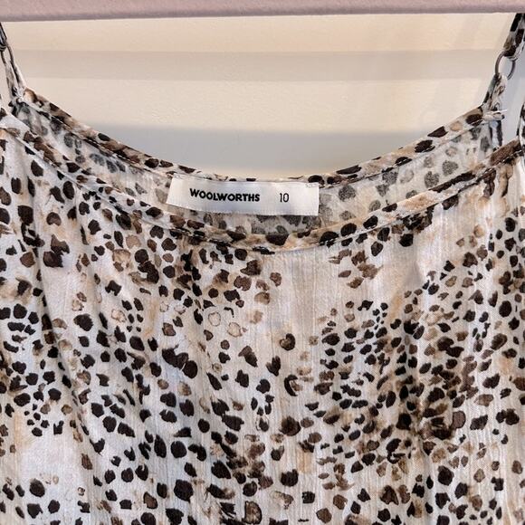 Woolworths Cheetah Print Tank Top - Picture 2 of 3